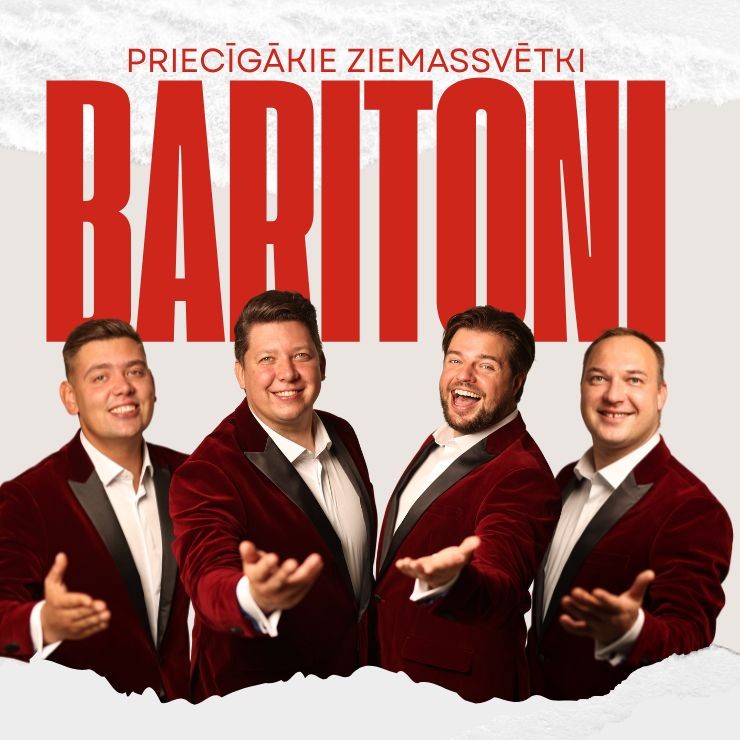 Izrādes "Priecīgākie Ziemassvētki kopā ar grupu BARITONI" attels