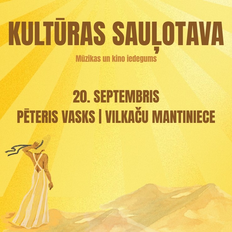 Izrādes "KULTŪRAS SAUĻOTAVA | PĒTERIS VASKS" attels