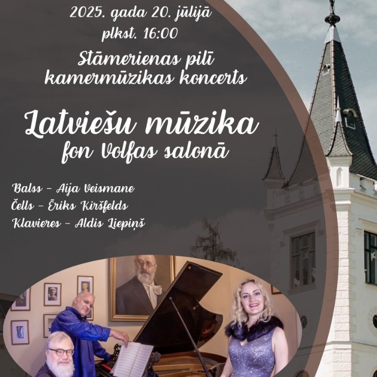 Izrādes "Kamermūzikas koncerts “Latviešu mūzika fon Volfas salonā”" attels