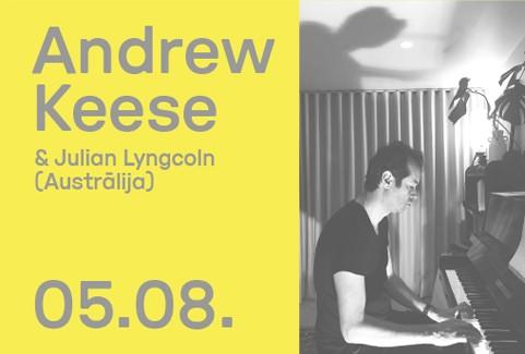 Izrādes "Pianista Endrū Kīza (Andrew Keese) albumu “Illuminator” un “Minutiae” pirmatskaņojums Latvijā" attels