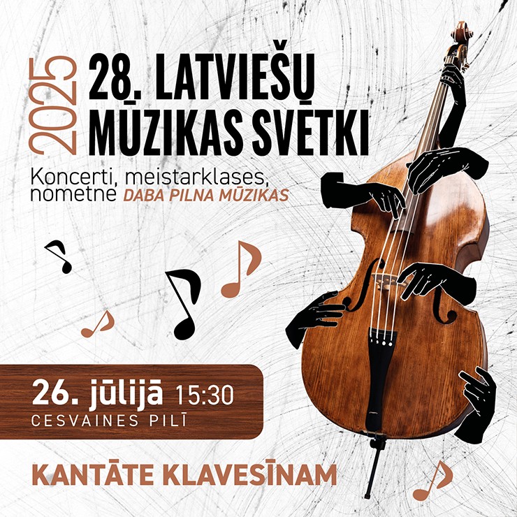 Izrādes "28. latviešu mūzikas svētki | Kantāte klavesīnam" attels