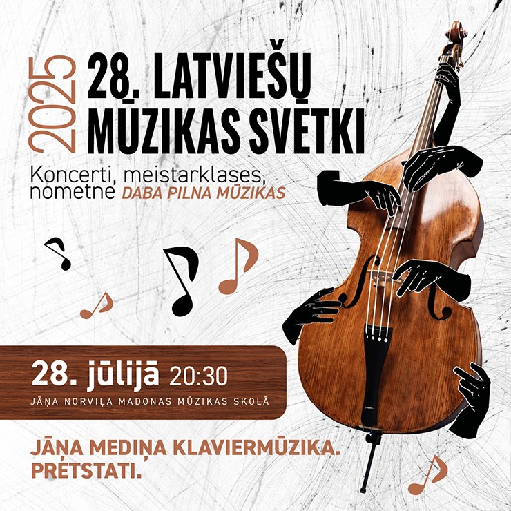 Izrādes "28. latviešu mūzikas svētki | Jāņa Mediņa klaviermūzika. Pretstati" attels