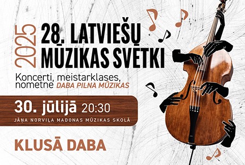 Izrādes "28. latviešu mūzikas svētki | Klusā daba" attels