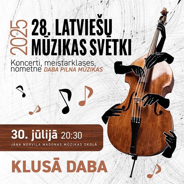 Izrādes "28. latviešu mūzikas svētki | Klusā daba" attels