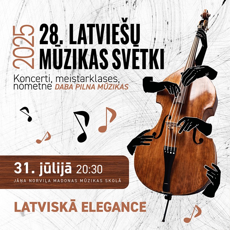 Izrādes "28. latviešu mūzikas svētki | Latviskā elegance" attels