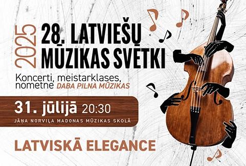 Izrādes "28. latviešu mūzikas svētki | Latviskā elegance" attels