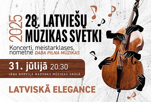 Izrādes "28. latviešu mūzikas svētki | Latviskā elegance" attels