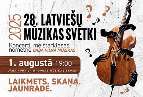 Izrādes "28. latviešu mūzikas svētki | Starptautisko jauno komponistu meistarklašu noslēguma koncerts" attels