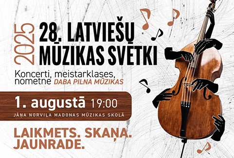Izrādes "28. latviešu mūzikas svētki | Starptautisko jauno komponistu meistarklašu noslēguma koncerts" attels