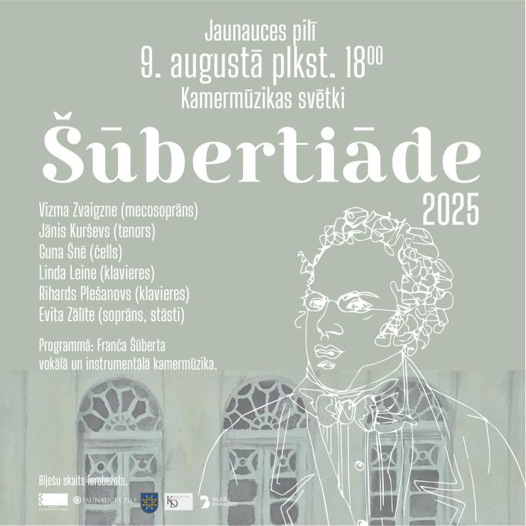 Image of the event "Kamermūzikas svētki ŠŪBERTIĀDE 2025"
