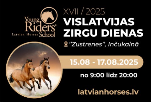 Izrādes "XVII Vislatvijas Zirgu dienas | 15.-17. augusts, 2025" attels