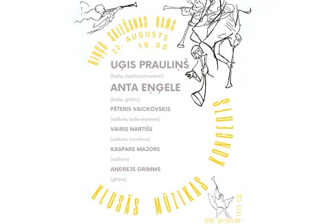 Izrādes "KLUSĀS MŪZIKAS koncerts" attels