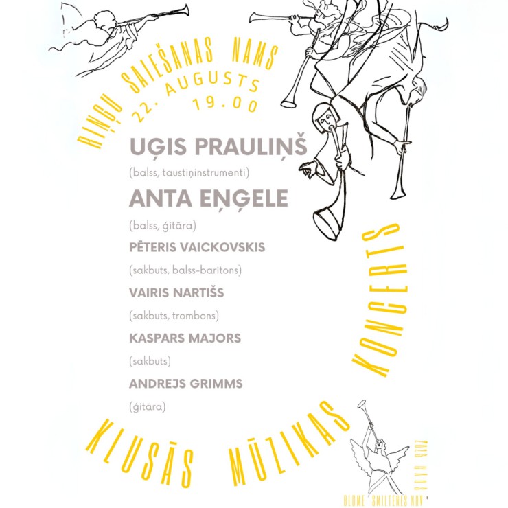 Izrādes "KLUSĀS MŪZIKAS koncerts" attels