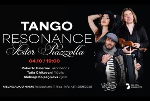 Izrādes "TANGO RESONANCE — Astora Pjacollas mūzikas vakars" attels