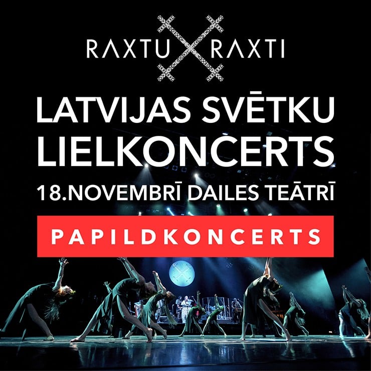 Izrādes "RAXTU RAXTI Latvijas Svētku Lielkoncerts 2025" attels