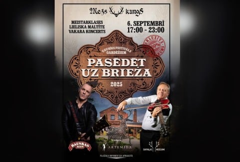 Izrādes "PASĒDĒT UZ BRIEŽA | Ugunīgs festivāls gardēžiem" attels