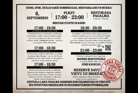 Galerijas bilde 1: PASĒDĒT UZ BRIEŽA | Ugunīgs festivāls gardēžiem