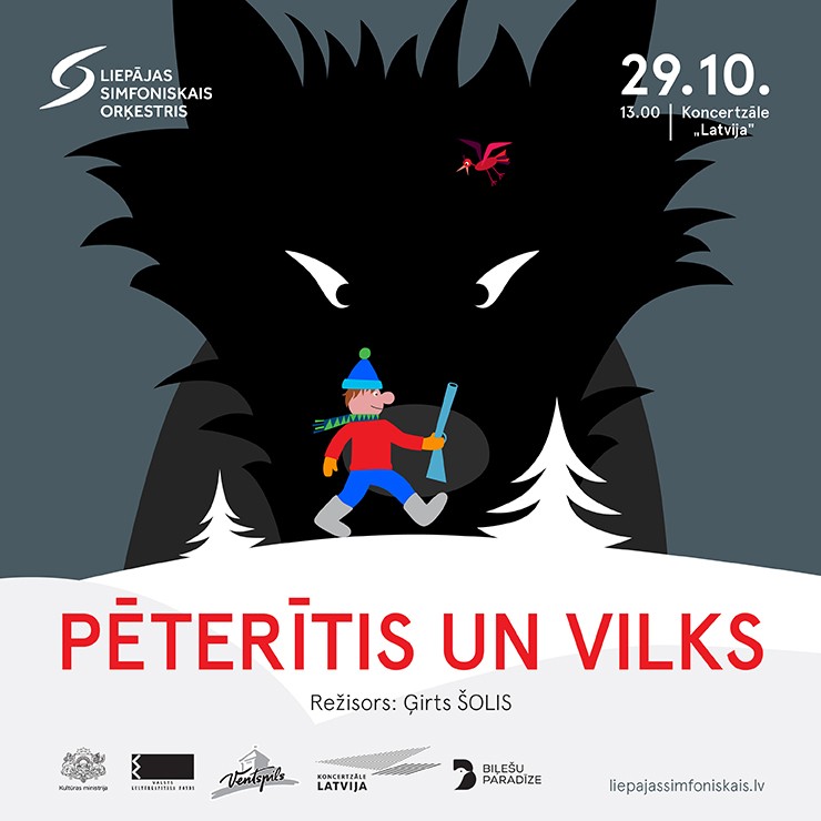 Izrādes "Pēterītis un vilks | Koncertuzvedums bērniem" attels