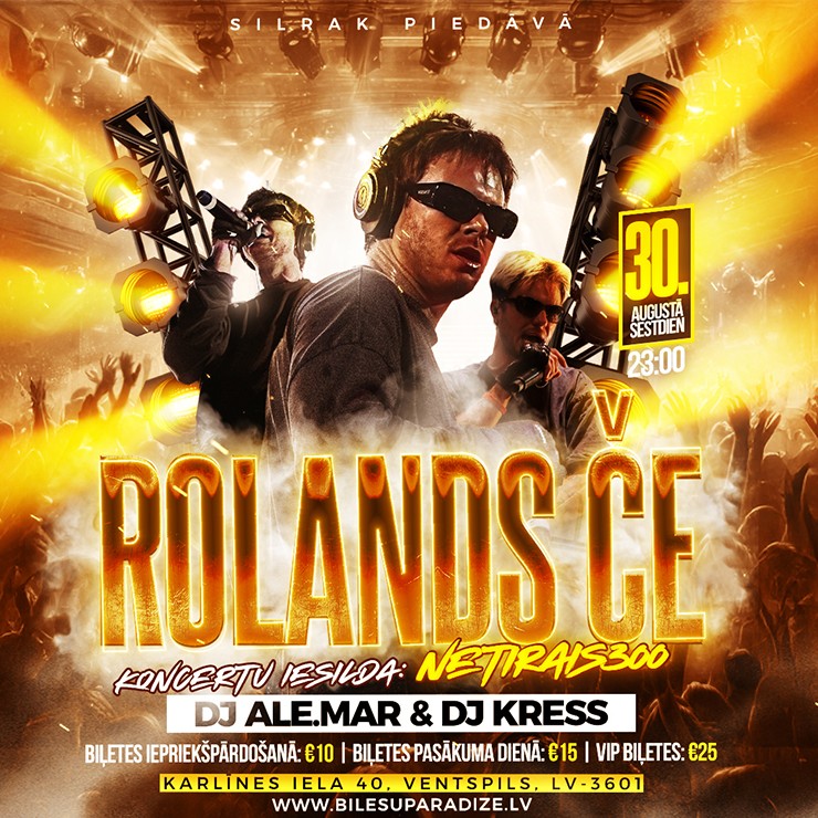 Izrādes "Rolands Če & Netirais300 x Silrak - DJ KRESS & DJ ALE.MAR" attels