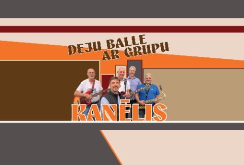 Izrādes "Deju balle ar grupu KANĒLIS" attels