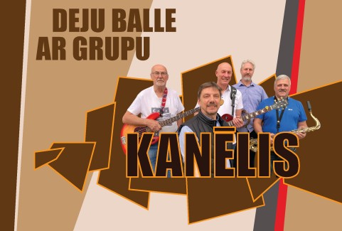 Izrādes "Deju balle ar grupu KANĒLIS" attels