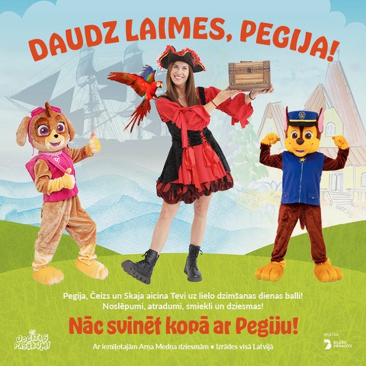 Изображение спектакля "Daudz laimes, Pegija!"