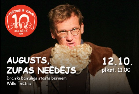 Izrādes "“Augusts, zupas neēdējs” – Teātris ir visur Kuldīgā 2025" attels