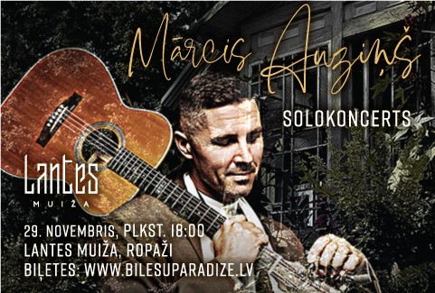 Izrādes "Ģitārista Mārča Auziņa solokoncerts Lantes muižā" attels