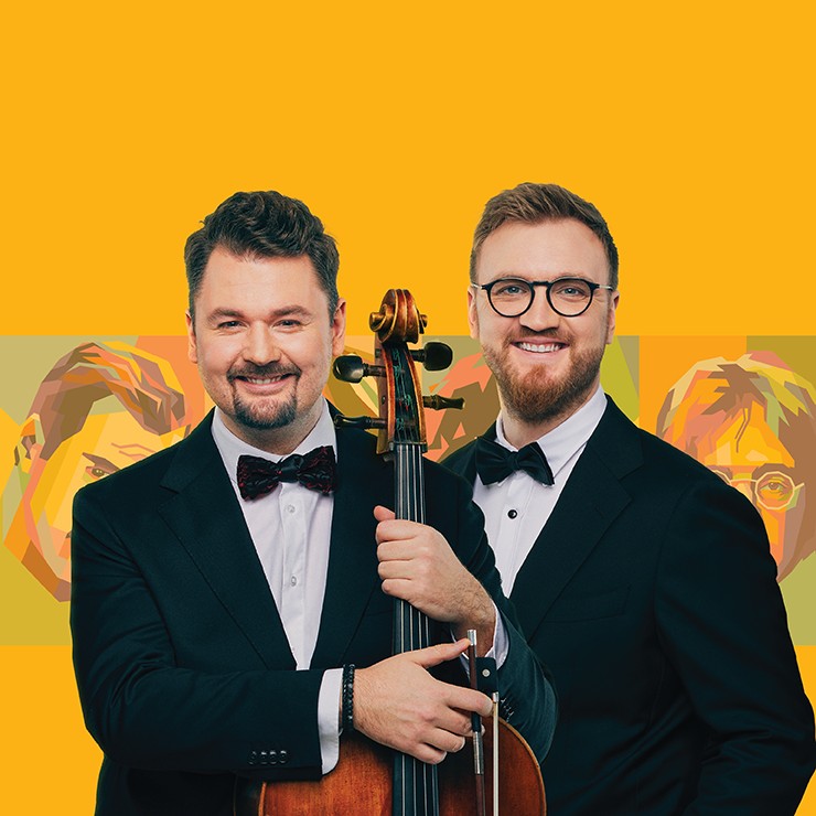 Izrādes "Valters Pūce un Dainis Tenis. Pop Goes Classical" attels