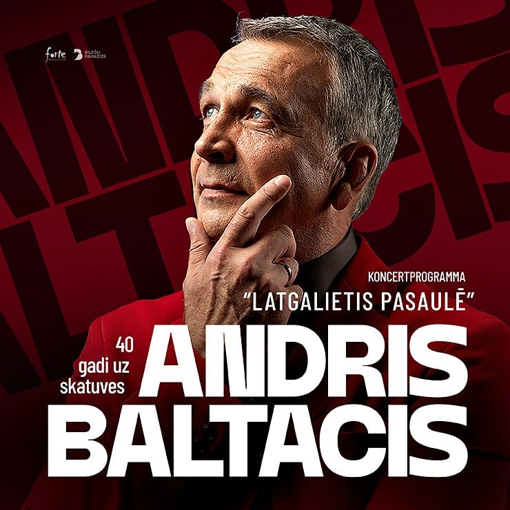 Изображение спектакля "Andris Baltacis / Latgalietis Pasaulē / 40 gadi uz skatuves"