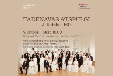 Изображение спектакля "Valsts Akadēmiskā kora „Latvija” koncerts „TADENAVAS ATSPULGI. J. Rainis – 160”"