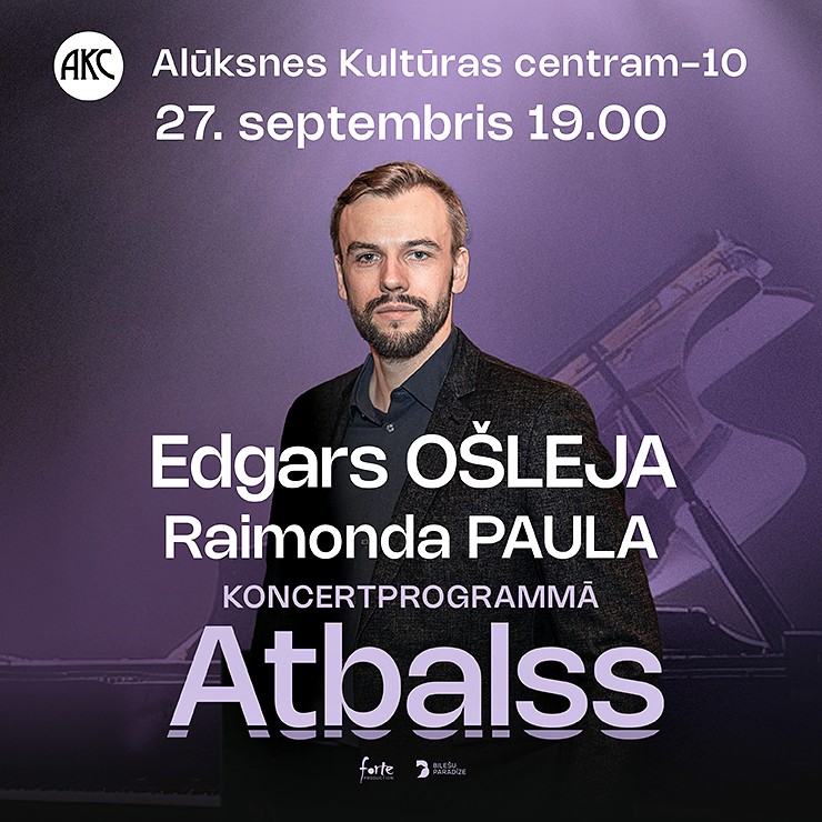 Izrādes "Edgars Ošleja | Atbalss | Raimonda Paula koncertprogramma" attels