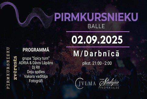 Izrādes "JVLMA Pirmā kursa zvēresta balle 2025" attels