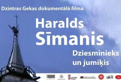 Izrādes "Kinoseanss | HARALDS SĪMANIS. DZIESMINIEKS UN JUMIĶIS." attels