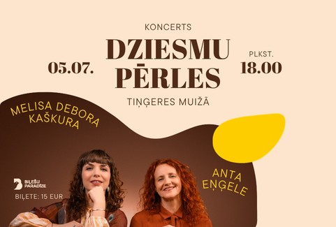 Izrādes "Koncerts DZIESMU PĒRLES | Anta Eņģele & Melisa Debora Kaškura" attels