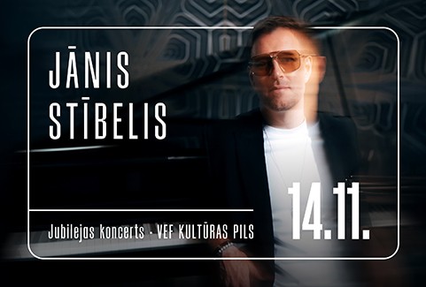Izrādes "Jānis Stībelis. Jubilejas koncerts" attels