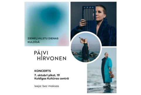 Izrādes "Somu dziedātāja Päivi Hirvonen ar grupu, Ziemeļvalstu dienas Kuldīgā" attels
