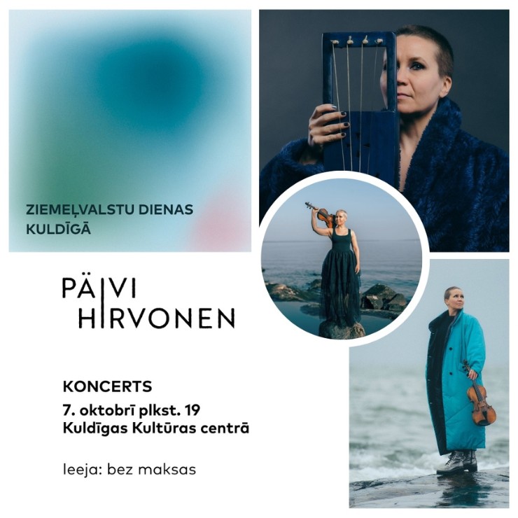 Izrādes "Somu dziedātāja Päivi Hirvonen ar grupu, Ziemeļvalstu dienas Kuldīgā" attels