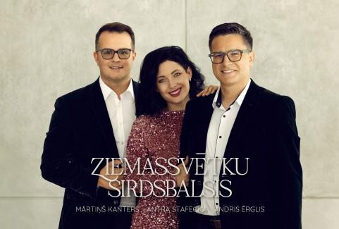 Izrādes "Antra Stafecka, Mārtiņš Kanters, Andris Ērglis “Ziemassvētku sirdsbalsis”" attels