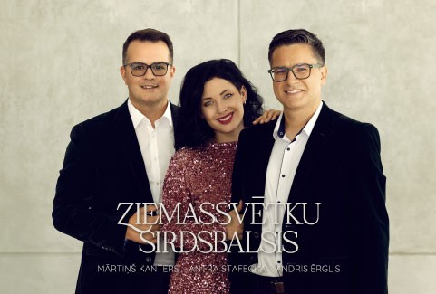 Izrādes "Antra Stafecka, Mārtiņš Kanters, Andris Ērglis “Ziemassvētku sirdsbalsis”" attels