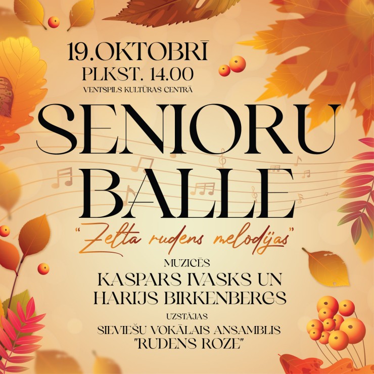 Izrādes "Senioru balle “Zelta rudens melodijas”" attels