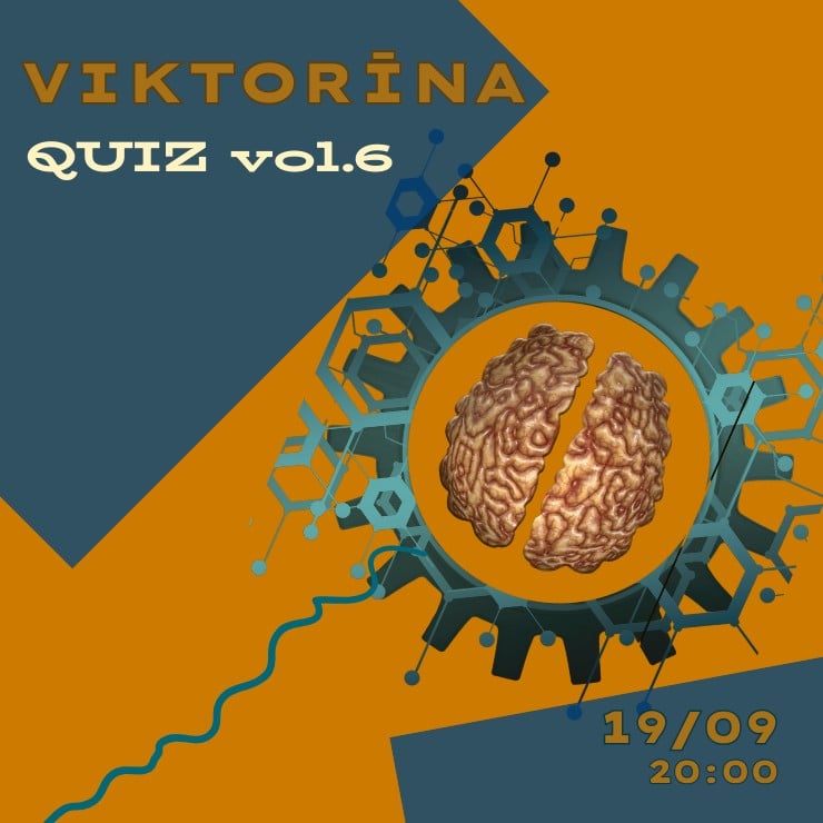 Izrādes "VIKTORĪNA sadarbībā ar PRĀTA SPĒLES / kultūrvietā BLAUMANIS QUIZ vol.5" attels