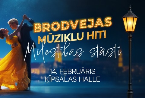 Izrādes "BRODVEJAS MŪZIKLU HITI | MĪLESTĪBAS STĀSTI" attels
