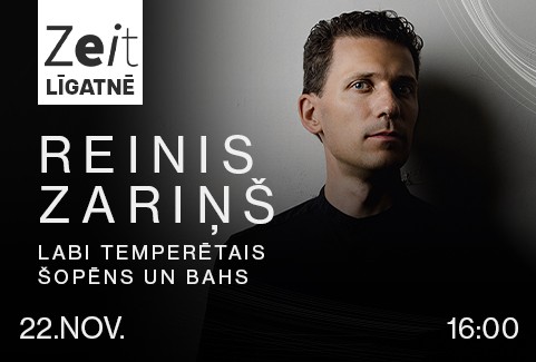 Izrādes "Reinis Zariņš | LABI TEMPERĒTAIS ŠOPĒNS UN BAHS" attels