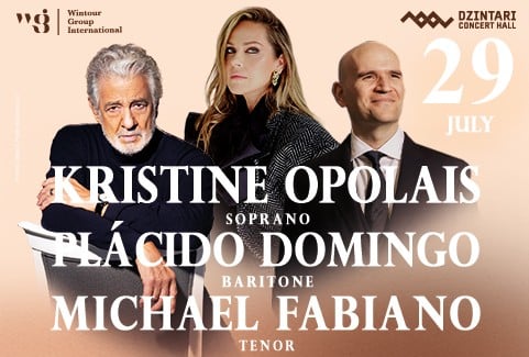 Izrādes "Kristine Opolais Gala Concert with Plácido Domingo & Michael Fabiano" attels
