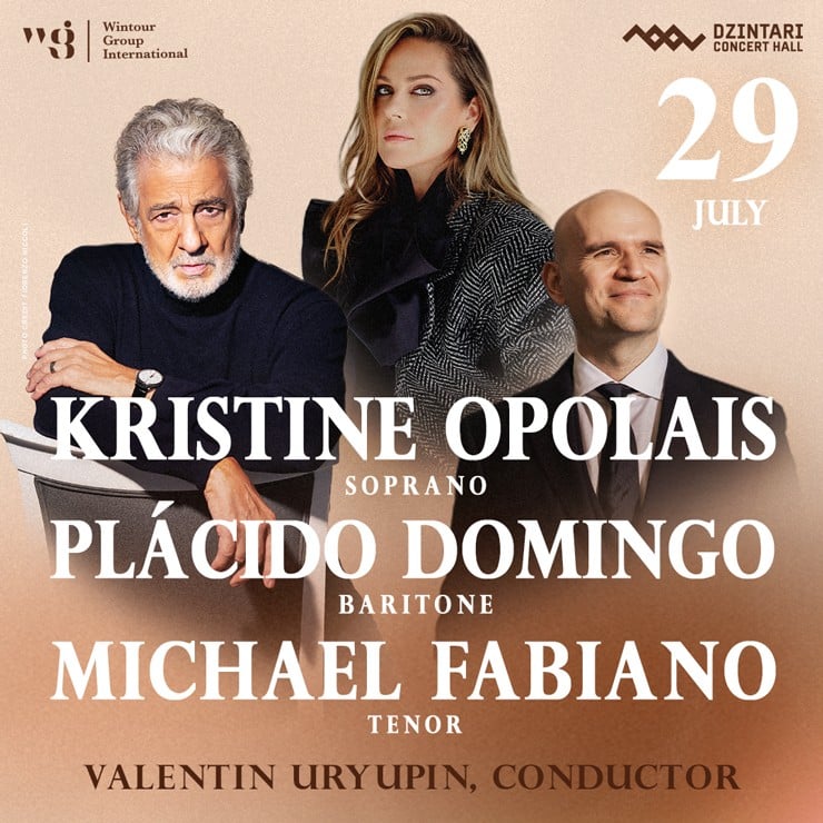 Izrādes "Kristine Opolais Gala Concert with Plácido Domingo & Michael Fabiano" attels