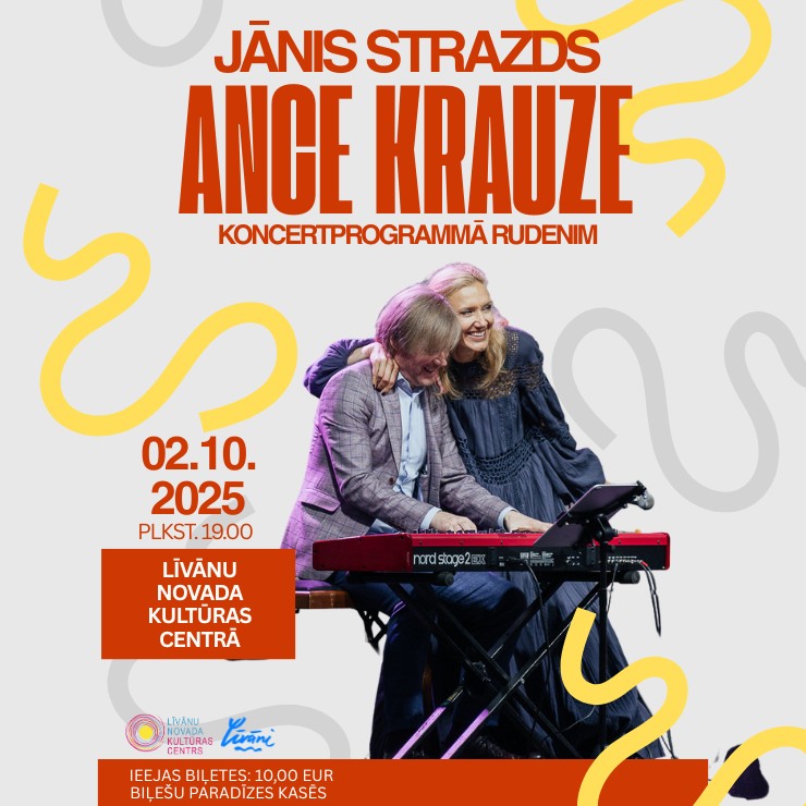 Изображение спектакля "Ance Krauze, Jānis Strazds koncertprogrammā RUDENIM"