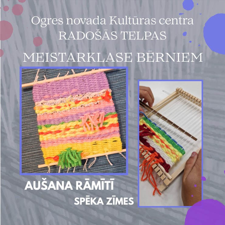 Izrādes "Meistarklase bērniem AUŠANA. BURTA VAI SPĒKA ZĪMES IEAUŠANA SIENAS DEKORĀ" attels