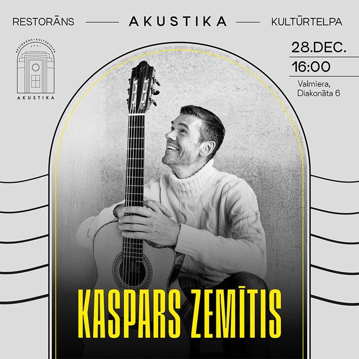 Izrādes "Kaspars Zemītis | Kultūrtelpā AKUSTIKA, Valmierā" attels