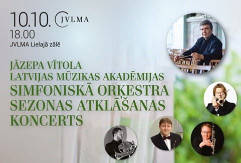 Izrādes "Jāzepa Vītola Latvijas Mūzikas akadēmijas simfoniskā orķestra sezonas atklāšanas koncerts" attels